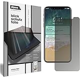 Apple iPhone X Schutzfolie Blickschutzfolie - Privacy Filter...