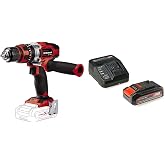Einhell TE-CD 18/48 Li-i Solo, Cordless Impact Screwing and Einhell 18V 2.5 Ah PXC Starter Kit (Startup Set)