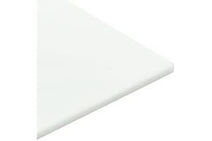 CRESTGLASS 3mm Perspex White Matt Acrylic Plastic Sheet 16 Sizes to Choose (297mm x 210mm / A4)