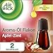 Produktbild Air Wick Aroma Diffuser Flakon Apfel-Zimt mit ätherischen Ölen, Nachfüller für Aroma-Öl Diffuser, 2 Stück (2 x 20ml)