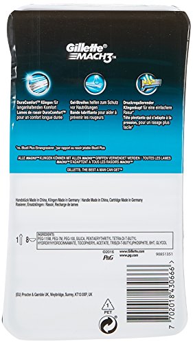 Gillette MACH3 Rasierklingen 8 Stück plus Handstück - 2