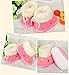 Femizee Toddler Boys Girls Cotton Design Warm Winter Soft Sole Boots Crib Shoes Pink 9-12 Months