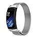 Produktbild samLIKE Milanese magnetische Schleife Edelstahl Band für Samsung Gear Fit 2 SM-R360 (Silber)
