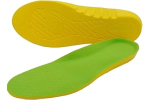 Happystep Largo Solette in Memory Foam PU Inserti per Scarpe Comfort Assorbimento Degli Urti, Imbottitura per Ortopediche Supporto di Arco Suole Interne, Ammortizzazione per Donna e Uomo (45-47,5 EU)