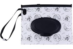 CAWHUI Wet Wipes Box Cute Clamshell Wipes Case Reusable Travel Refillable Portable Wipes Container Diaper Wipe Holders