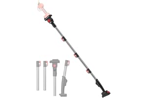 AOSTOK Poste De Extensión De Aluminio Giratorio De 180 Grados 2 m, Adecuado para Herramientas Eléctricas De 3 Clavijas, como Tijeras De Podar Eléctricas y Sierras Eléctricas telescopica per forbici