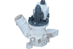 LUTH Premium Profi Parts Ablaufpumpe kompatibel mit Candy 41042258 Hanyu Mit Kopf + Sieb für Waschmaschine Waschtrockner
