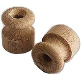 Wood insulator/insulator for braided cables &Oslash; 18 mm Pack of 10/25/50 units (25 Pcs)