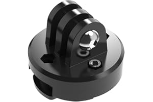 KOM Cycling Top Mount Compatible with Adapters that quarter turn into Compatible Computer Mounts such as the Garmin Edge or Wahoo - Great for mounting Cameras and Lights!
