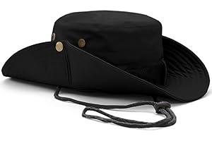 FAVUIT Ulubiony kapelusz wędkarski, szerokie rondo, chroniący przed słońcem, oddychający kapelusz safari typu bucket dla mężczyzn i kobiet