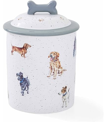 Rae Dunn Kitchen Rae Dunn Bark Dog Treat Jar Wth Ld N 2022 Dog