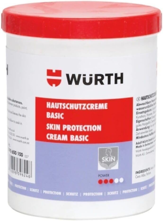 Würth Krem Gizli Eldiven 1000 ml, T25, T37630, beyaz