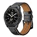 Produktbild Echtleder Uhrenarmbänder 20mm für Samsung Galaxy Uhr 42mm / Samsung Gear Sport/Samsung Gear S2 Uhrenarmband Schwarz