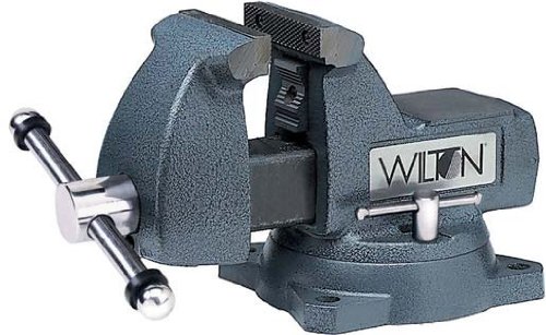 drehbarer Schraubstock mit Amboss gehärtete Backen, 125 mm