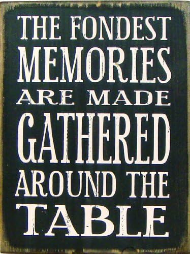 My Word 7.25 x 10-Inch Block Sign, Memories Are Made
