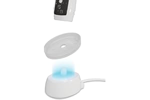 Qikfresh Silikonhülle passend für Oral-B Ladestation Typ 3757 - Hygienische, ladekompatible Abdeckung für elektrische Zahnbürsten-Ladestation - Frosted transparent