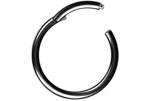 Taffstyle Segment Piercing mit Scharnier Chirurgenstahl für Septum Tragus Helix Nase Lippe Ohr Intim