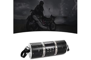 Baceyong Sistema audio Bluetooth per motociclette, radio FM Bluetooth impermeabile da 12 V con sistema audio stereo per mountain bike, moto d'acqua, radio con telecomando, lettore MP3