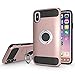 Price comparison product image Yadasaro iPhone X iPhone Xs Back Case, Ultra Slim TPU Silicone Clear Crystal Clear Case Full Protection Shockproof Case Phone Shell Case Cover for iPhone X iPhone Xs Rose Gold