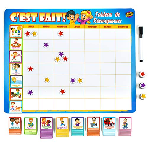 Learn & Climb Tableau de récompenses magnétique : C'est Fait!...