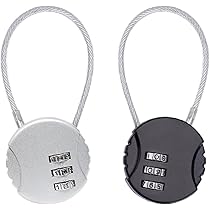 CDL FJM Security SX-575 Locker Combination Padlock with Key Override