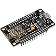 VIRIMA Nodemcu Esp8266 Serial Wireless Module Ch340 Wifi Development Board, Black
