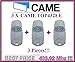 Produktbild 3 X CAME TOP432EE Handsender (2-Kanal, 433.92 MHz). 3 X 2-channel Came Top 432 EE remote controls (fixed code, frequency 433,92 MHz). 3 Stücke!!!