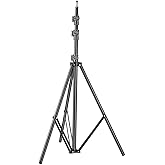 DIGITEK® (DLS-9FT) Lightweight & Portable Aluminum Alloy Light Stand for Ring Light, Reflector, Flash Units, Diffuser, Portra