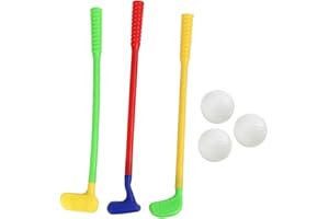 SAFIGLE Balles De Golf pour Enfants Clubs De Golf pour Enfants Bébé Golf Jouets De Mini-Golf Clubs De Golf pour Tout-Petits Clubs De Golf pour Bébés Le Golf Miniature Garçon Balle Jouet