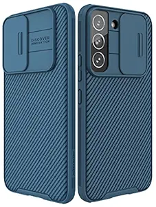 Samsung Galaxy S22 Case with Camera Cover, Full-Body Protective & Slim Fit, Camera Protection Case Only for Samsung Galaxy S22 5G 2022 (Blue)