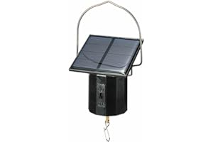 ATIN Wind Spinner Motor, 30RPM Solar Power Wind Spinner Motor, Rotatable Hook Solar Energy Wind Spinner Motor Garden Indoor Outdoor Hanging Ornament