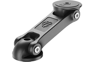 Shapeheart Booster 360 Adattatore per supporto per smartphone sul manubrio (Black,One Size)