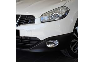 Kadore pour Nissan Qashqai 2010 2011 2012 2013 ABS Chrome pour feu de brouillard avant garnitures de décoration 2 pcs/lot