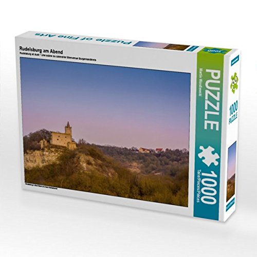 Preisvergleich Produktbild Rudelsburg am Abend 1000 Teile Puzzle quer