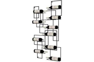 FPIGSHS Rack de vin Mural, Porte-Bouteille de vin Mur Mur à vin Mur Mur à vin Mur à vin Fer Art grapins Barres de vin de vin de vin étagère de vins étagère Multi-Bottle étagère (Size : 1pcs)