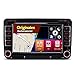Produktbild A-SURE 7 " 2Din Autoradio Navi DVD GPS Radio Navigation Für VW Passat Golf 5 6 Touran Tiguan Multivan T5 Polo Jetta Caddy Skoda Seat Altea Unterstützt DAB BT Boot Logo Wallpaper Mirrorlink VMCD ZTW7Q
