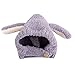 Produktbild CLOOM Baby Mütze Jungen Mädchen Hüte & Mützen Niedlich Winter Baby Kinder Mädchen Jungen Warm Woll Haube Kapuze Schal Mützen Hüte Kinder Plüschknopf Hasenohren Baby Warme Mütze Ohrenschützer (Grau)