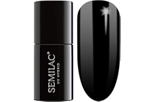 Semilac Vernis à ongles gels semi-permanents UV 031 Black Diamond 7ml
