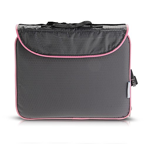 Portable Foldable Harness Baby Toddler Infant Dining Chair On the Go Booster Seat Bag Travel Storage highchair - Pink