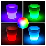 led blumentopf xxl  Material: Kunststoff RGB LED Blumentopf & Eiswürfelbehälter Kunststoff  Blumenkübel Eisbox  Pflanztopf Eiseimer Pflanzkübel  Eiswürfeleimer