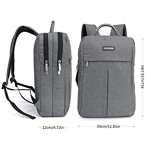 Wasserdicht , stoßfest und leicht Oxford Fabric 15.6 „Laptop-Computer-Rucksack Messenger Bag Tablet Aktenkoffer -Rucksack Daypack Reise Rucksack College Book Taschen Schultasche - 2