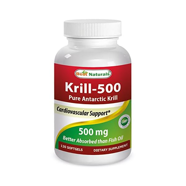 Best Naturals Krill Oil, 500 mg, 120 Softgels