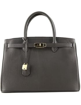 Rouven / Icone 35 Tote Bag / Vert Gris Tiefes Khaki Schlamm Dunkel Grau Grün Dusty Olive / Gold / Leder Tasche...