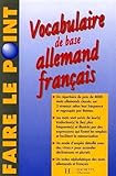 Image de Vocabulaire de base Allemand Français : Edition 1997 entièrement refondue