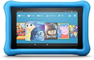 Fire 7 Kids Edition Tablet, 7" Display, 16 GB, Blue Kid-Proof Case