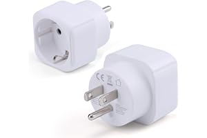 Powersky adapter podróżny do Ameryki, UE na USA, wtyczka podróżna Niemcy, do USA, Kanady, Meksyku, Tajlandii, Jamajki, Brazylii, gniazd, gniazd, gniazd, gniazd, gniazd, gniazd, adapter gniazdkowy