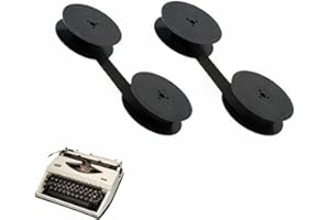 CYLOCRYA 2 Stück Schreibmaschinenband Ersatzfarbband 10m Schwarz für DIN 2103, DIN 32755 und klassische Schreibmaschinen │ Hochwertiges Nylonband 12,7mm │ Langlebiges Farbband kompatibel mit alten Schreibmasch