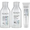 Redken PACK Acidic Bonding Concentrate Shampoo 500ml, Conditioner 500ml and Leave-In Treatment 150ml Bond Repair Supersize Bundle