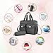 3PCs Baby Nappie Diaper NEW 2016 Elifestore Changing Bags Sets,Black