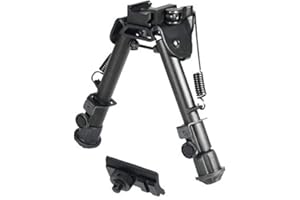 UTG Tl-bp78q, Leapers INC, Bipiede tattico OP, Altezza 15-18,5 cm Unisex, Nero, 5.9-7.3"